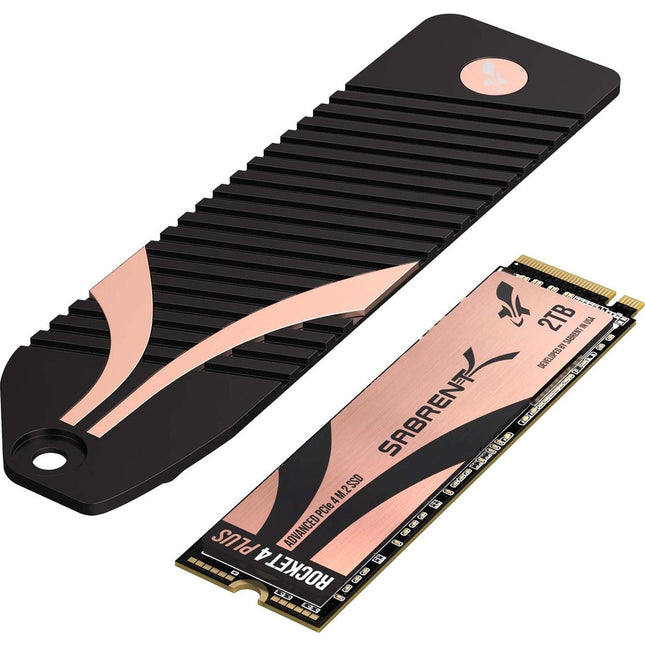 Sabrent Rocket 4 PLUS SB-RKT4P-PSHS-2TB 2 TB Solid State Drive - M.2 2280 Internal - PCI Express NVMe (PCI Express NVMe 4.0 x4)