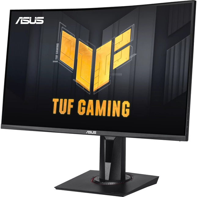 TUF VG27VQM 27\" Class Full HD Curved Screen Gaming LCD Monitor - 16:9 - 27\" Viewable - Vertical Alignment (VA) - LED Backlight - 1920 x 1080 - 16.7 Million Colors - FreeSync Premium - 350 Nit - 1 ms - 240 Hz Refresh Rate - HDMI - DisplayPort - USB Hub