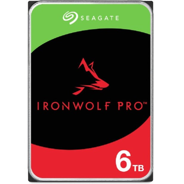 Seagate IronWolf Pro ST6000NT001 6 TB Hard Drive - 3.5\" Internal - SATA (SATA/600) - Conventional Magnetic Recording (CMR) Method