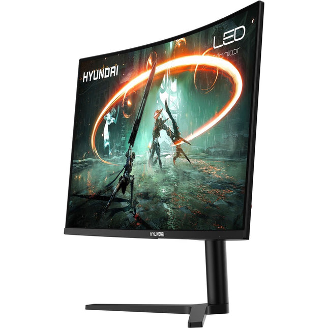 Hyundai 32-Inch Curved Gaming Monitor, 165Hz, 1080p Full HD (1920x1080) LED, HDMI, VESA Mountable, Black, 32CGM Series - VESA Mountable, Tilt Adjustment for Ergonomic Viewing, Slim Bezel, Low Bluelight, Flicker-Free, 3000:1 Contrast Ratio