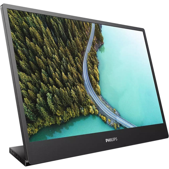 Philips 16B1P3300 16\" Class Full HD LCD Monitor - 16:9 - Black - 15.6\" Viewable - In-plane Switching (IPS) Technology - WLED Backlight - 1920 x 1080 - 16.2 Million Colors - 250 Nit - 4 ms - 75 Hz Refresh Rate