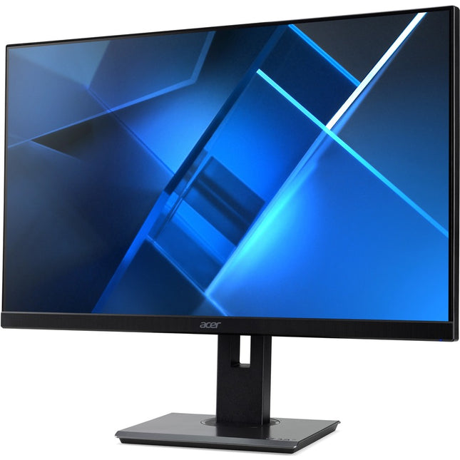 Acer Vero B7 B247Y H Full HD LCD Monitor - 16:9 - Black - 23.8\" Viewable - Vertical Alignment (VA) - LED Backlight - 1920 x 1080 - 16.7 Million Colors - FreeSync (DisplayPort VRR) - 250 Nit - 4 ms - 100 Hz Refresh Rate - HDMI - VGA - DisplayPort