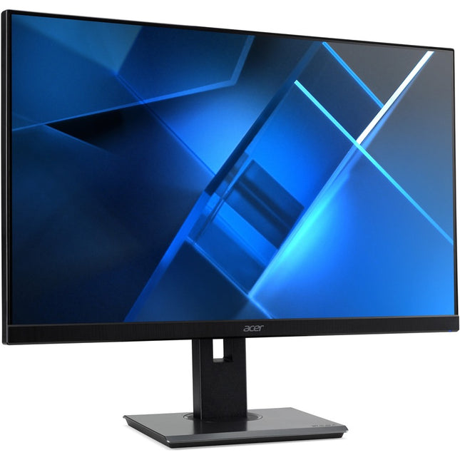 Acer Vero B7 B247Y H Full HD LCD Monitor - 16:9 - Black - 23.8\" Viewable - Vertical Alignment (VA) - LED Backlight - 1920 x 1080 - 16.7 Million Colors - FreeSync (DisplayPort VRR) - 250 Nit - 4 ms - 100 Hz Refresh Rate - HDMI - VGA - DisplayPort