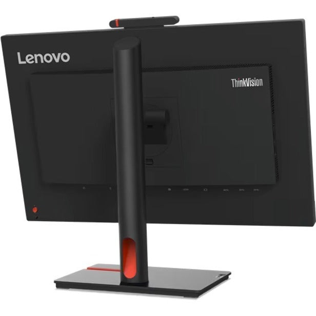 Lenovo ThinkVision T24v-30 24\" Class Webcam Full HD LCD Monitor - 16:9 - Raven Black - 23.8\" Viewable - In-plane Switching (IPS) Technology - 1920 x 1080 - 16.7 Million Colors - 250 Nit - 4 ms - 75 Hz Refresh Rate - HDMI - VGA - DisplayPort - USB Hub