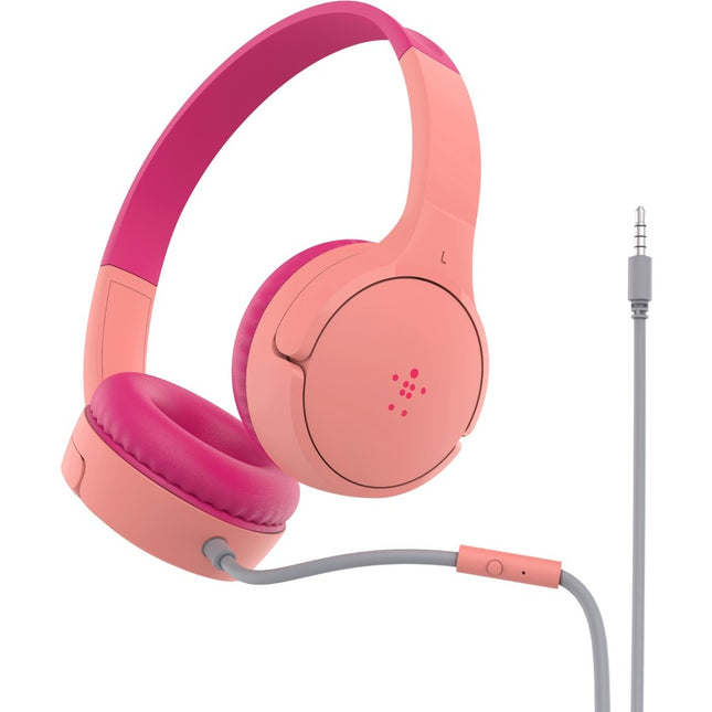 KIDS HEADPHONES WIRED PINK