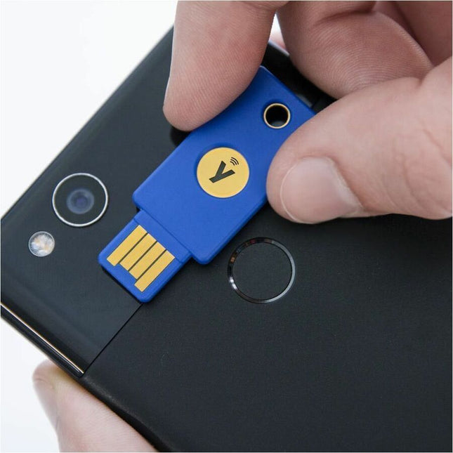 Yubico 8880001080 Security Key NFC by Yubico, ECC p256 Encryption, Crush Resistant, Portable, Durable, Water Resistant