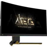 MSI MEG 342C QD-OLED 34\" Class UW-QHD Curved Screen Gaming OLED Monitor - 21:9 - Black, Gold