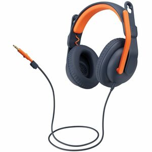 Logitech Zone Learn Wired Headsets for Learners - Stereo - USB Type C, Mini-phone (3.5mm) - Wired - Over-the-head - Binaural - Ear-cup - 4.30 ft Cable - Omni-directional Microphone