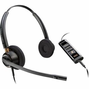 Poly EncorePro EP525-M Headset - Stereo - USB Type A - Wired - On-ear - Binaural - Ear-cup - Noise Cancelling Microphone