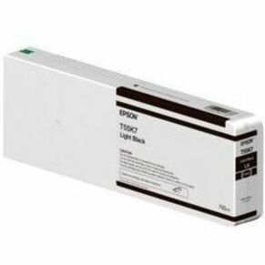 Epson UltraChrome HDX/HD T55K700 Original Inkjet Ink Cartridge - Single Pack - Light Black - 1 Pack - 700 mL