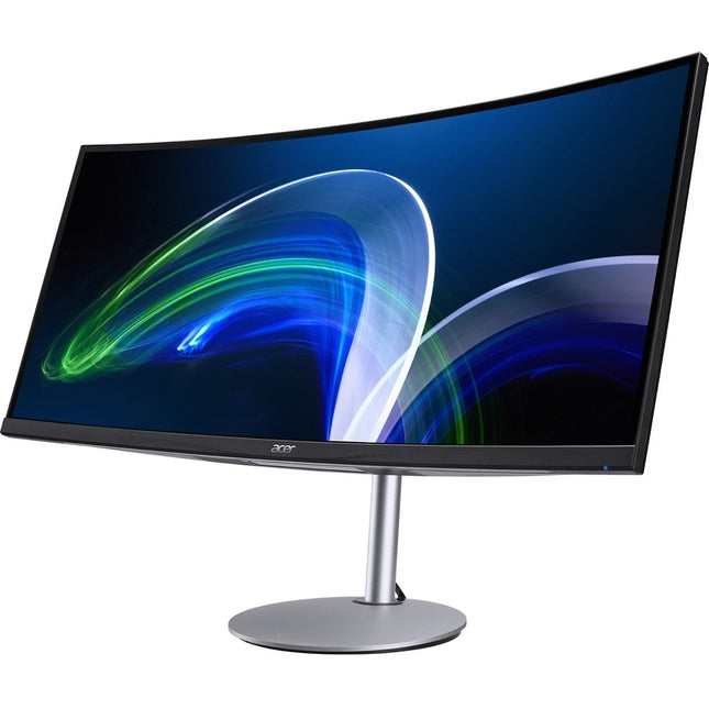 Acer CB342CU 34\" Class UW-QHD LED Monitor - 21:9 - Silver - 34\" Viewable - In-plane Switching (IPS) Technology - LED Backlight - 3440 x 1440 - 16.7 Million Colors - FreeSync (DisplayPort/HDMI) - 400 Nit - 1 ms - 75 Hz Refresh Rate - HDMI - DisplayPort