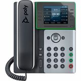 Poly Edge E320 IP Phone - Corded - Corded/Cordless - Bluetooth - Desktop, Wall Mountable