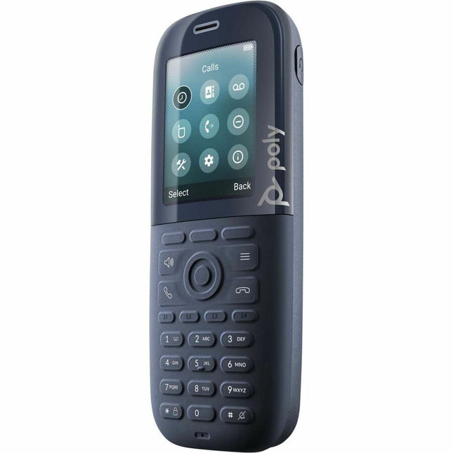 Poly Rove 30 DECT Phone Handset - Cordless - DECT - 2.4\" Screen Size - Audio - Headset Port - 18 Hour Battery Talk Time - Black