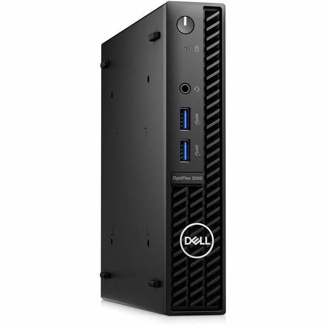 Dell-IMSourcing OptiPlex 3000 Desktop Computer - Intel Core i5 12th Gen i5-12500T Hexa-core (6 Core) 2 GHz - 8 GB RAM DDR4 SDRAM - 256 GB M.2 PCI Express NVMe 3.0 x4 SSD - Micro PC - Black