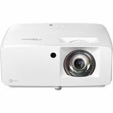 Optoma ZK430ST 3D Short Throw DLP Projector - 16:9 - White - High Dynamic Range (HDR) - Front - 1080p - 30000 Hour Normal Mode - 300,000:1 - 3700 lm - HDMI - USB - Network (RJ-45)