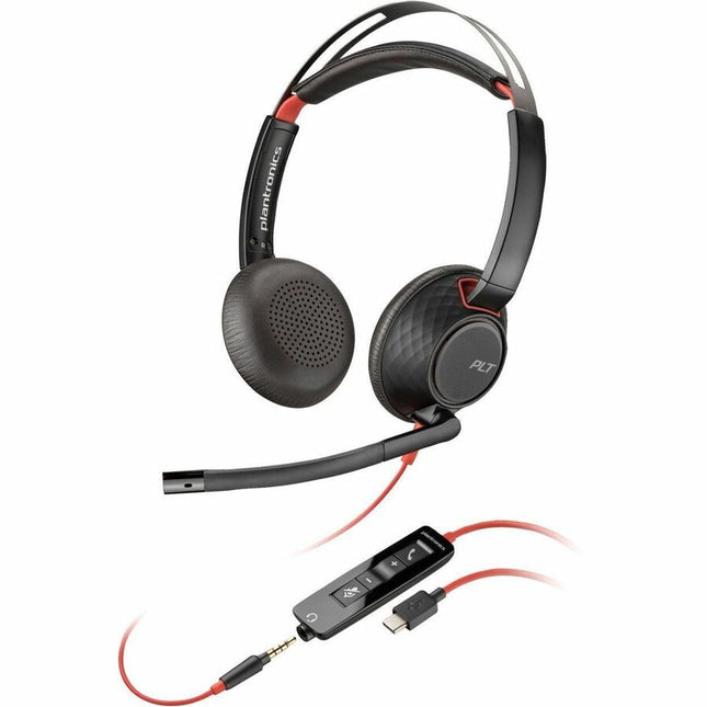 Poly Blackwire 5220 USB-A Wired Headset