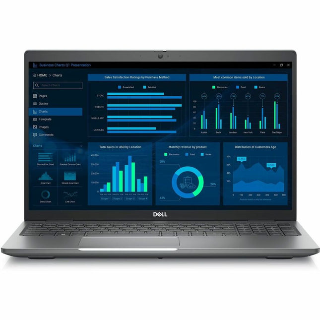 Dell Precision 3000 3581 15.6" inch Mobile Workstation - Full HD - 1920 x 1080 - Intel Core i7 13th Gen i7-13700H Tetradeca-core (14 Core) 2.40 GHz - 16 GB Total RAM - 512 GB SSD - Titan Gray