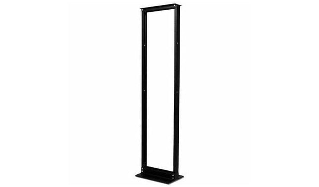 NetShelter 2 Post Rack 45U #12-24 Threaded Holes Black