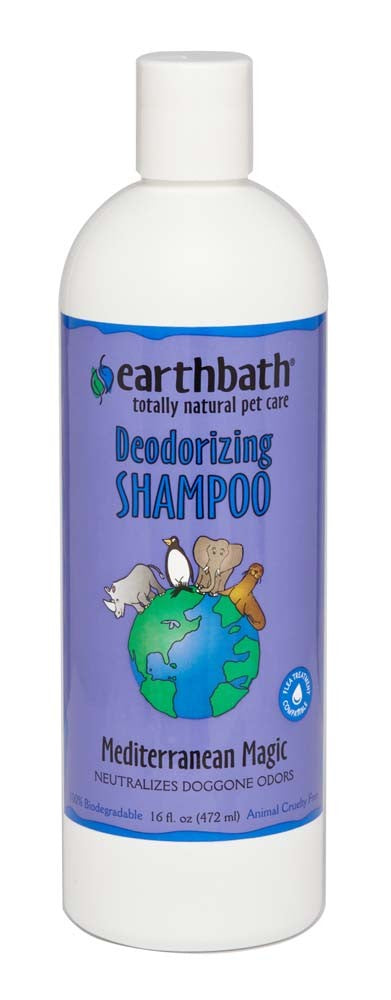 Earthbath Deodorizing Shampoo for Dogs; Mediterranean Magic 16oz