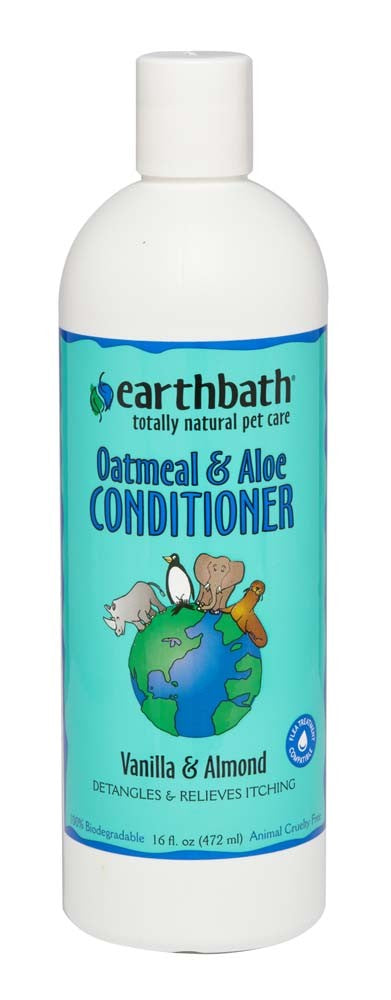 Earthbath Oatmeal and Aloe Conditioner; Vanilla and Almond 16oz