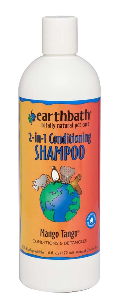 Earthbath 2-in-1 Conditioning Shampoo; Mango Tango 16oz