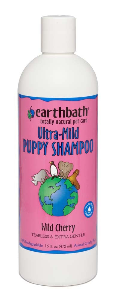 Earthbath Ultra-Mild Puppy Shampoo; Wild Cherry 16oz