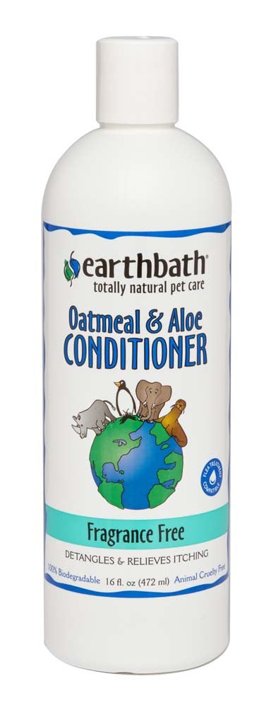 Earthbath Oatmeal and Aloe Conditioner; Fragrance Free 16oz