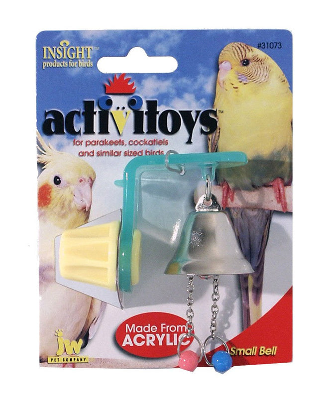 JW Pet ActiviToy Bell Bird Toy Multi-Color Small Medium