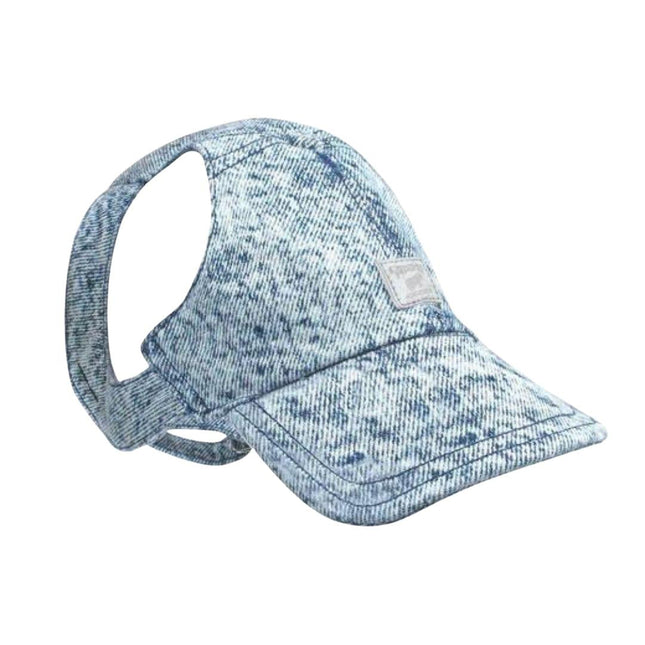 Canada Pooch Dog Denim Cap Blue Large