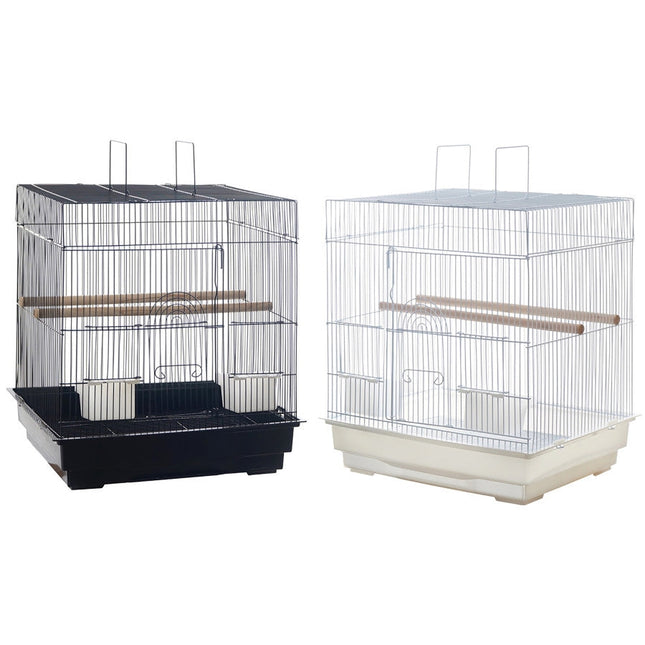 A and E Cages Flat Top Cage (2) Black and (2) White 18in X 14in 4pk