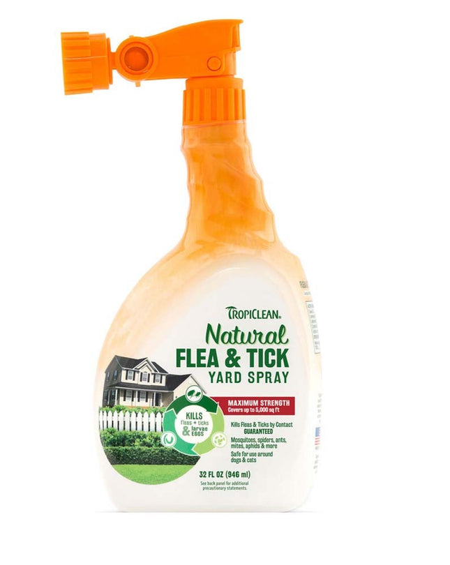 TropiClean Natural Flea and Tick Yard Spray 32 fl. oz