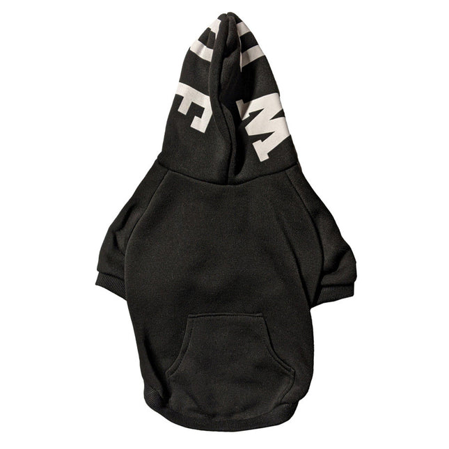 Fashion Pet Cosmo Woof Hoodie Black Small