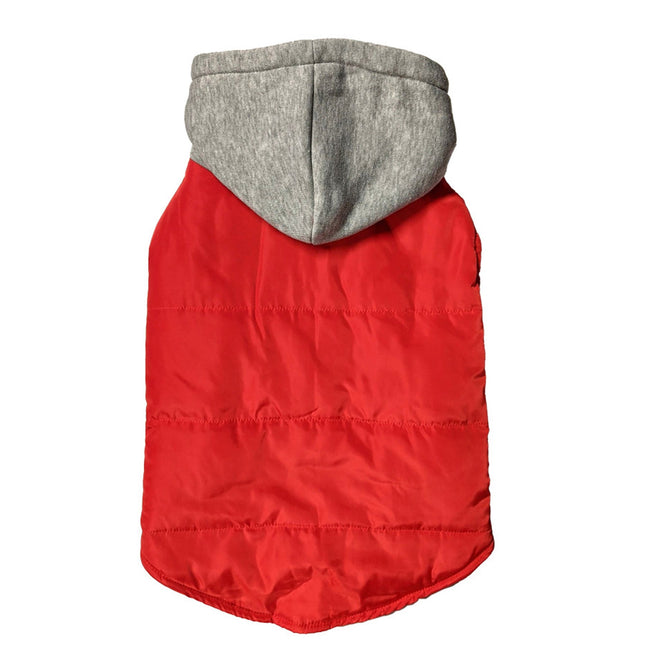 Fashion Pet Cosmo Vest w/Hood Red Small