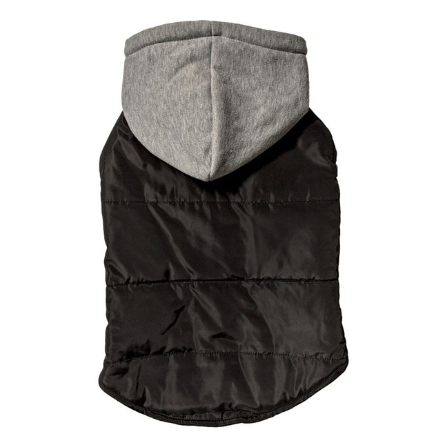 Fashion Pet Cosmo Vest w/Hood Black Small