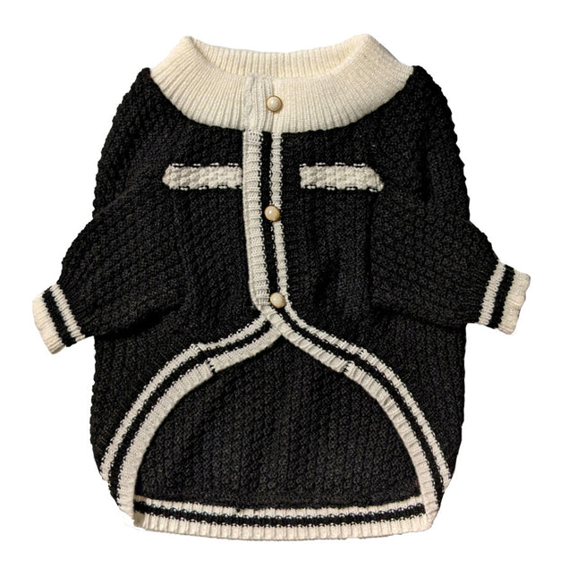 Fashion Pet Cosmo Cardigan Black XX-Small