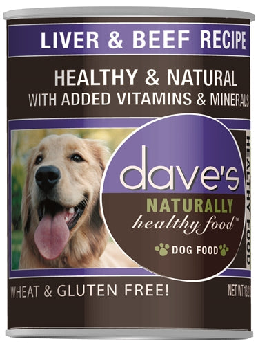 Daves Naturally Healthy; Liver and Beef 13.2Oz (Case Of 12)