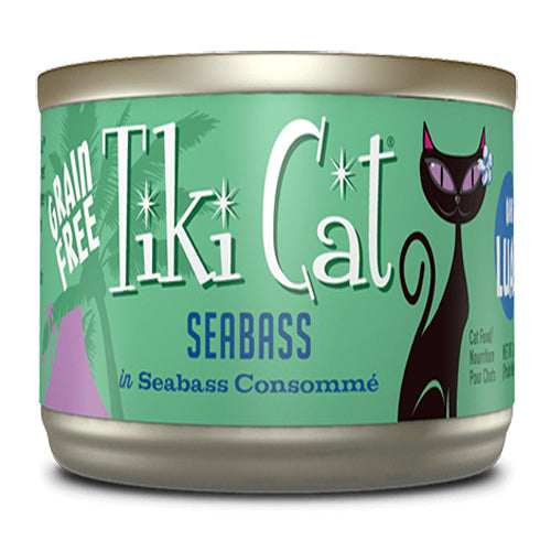 Tiki Pets Cat Luau Oahu Seabass 2.8Oz (Case Of 12)