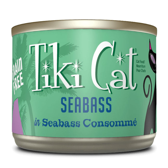 Tiki Pets Cat Luau Oahu Seabs 6 Oz.(Case Of 8)