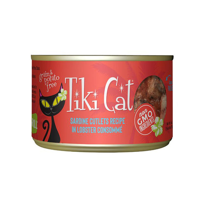 Tiki Pets Cat Hawaiian Grill Bora Bora Sardine Lobster 6Oz (Case Of 8)