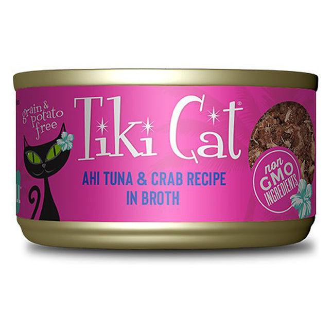 Tiki Pets Cat Hana Grill Ahi Tuna and Crab 2.8Oz (Case Of 12)