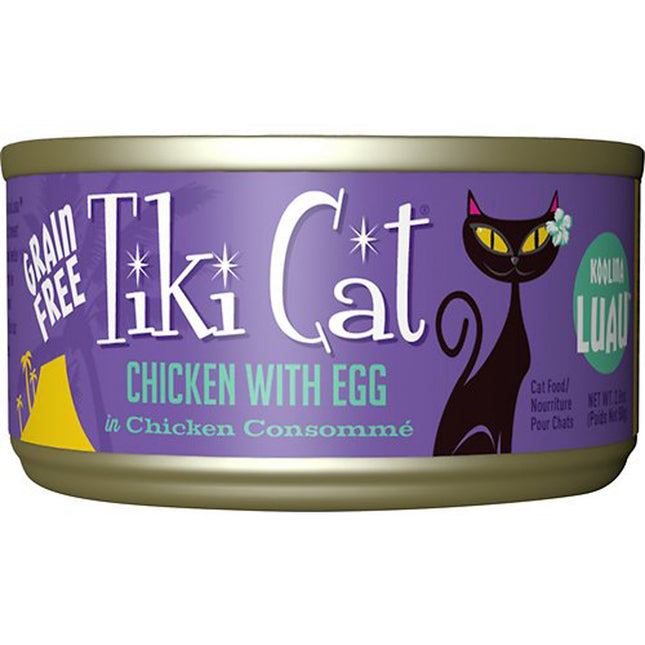 Tiki Pets Cat Koolina Luau Chicken and Eggs 2.8Oz (Case Of 12)