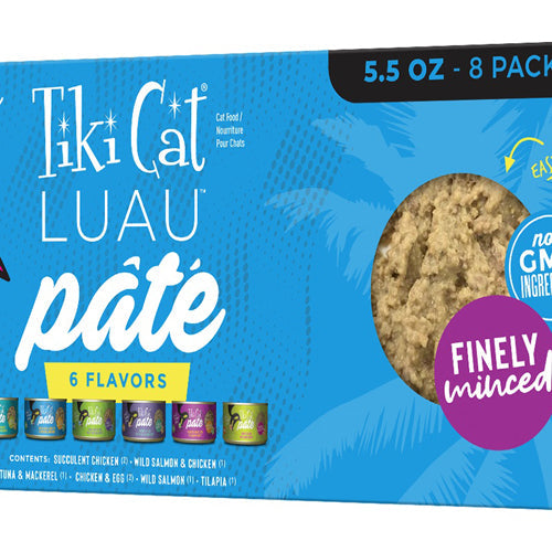 Tiki Pet Cat Luau Pate 5.5Oz Vty Pk Tiki Pets 8Pk - 8 Pak (8 case)