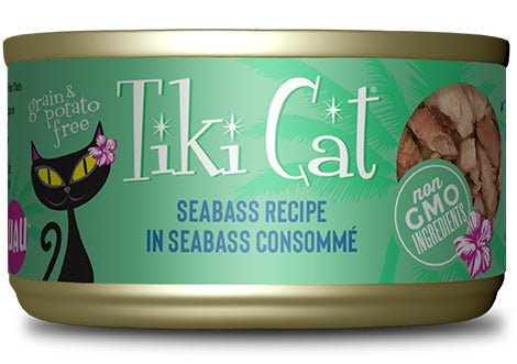 Tiki Cat Oahu Luau Seabass 2.8oz