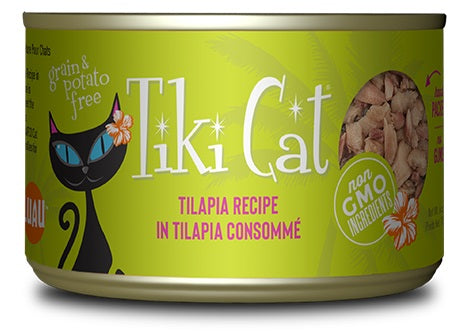 Tiki Cat  Kapi'Olani Luau Tilapia 6oz