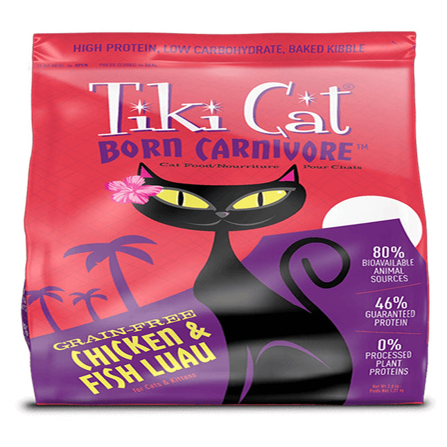 Tiki Pets Cat Carnivore Luau Chicken Fish 5.6 Lbs