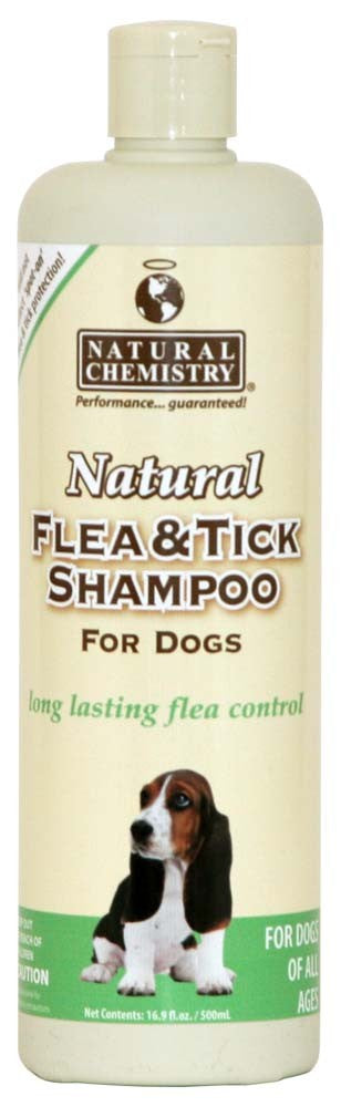 Natural Chemistry Natural Flea and Tick Shampoo For Dogs 16.9Oz