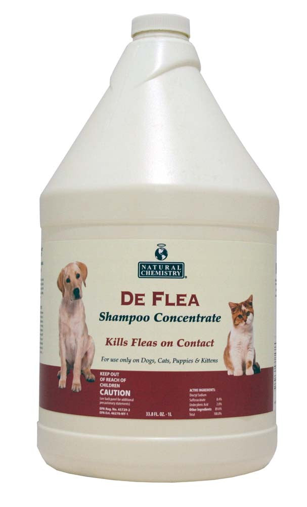 Natural Chemistry Deflea Concentrate Pet Shampoo 1Gal