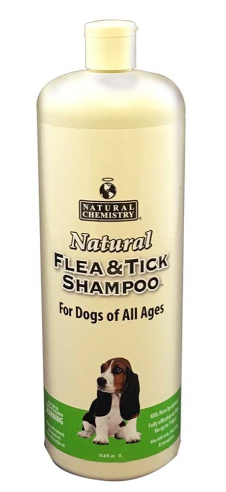 Natural Chemistry Natural Flea and Tick Shampoo For Dogs 32Oz