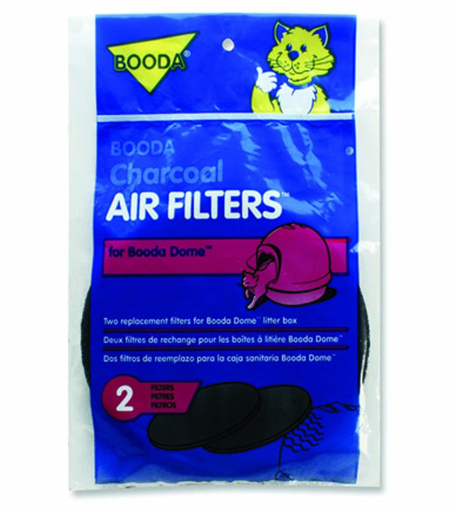 Booda Dome Litter Pan Filter Black 2 Pack