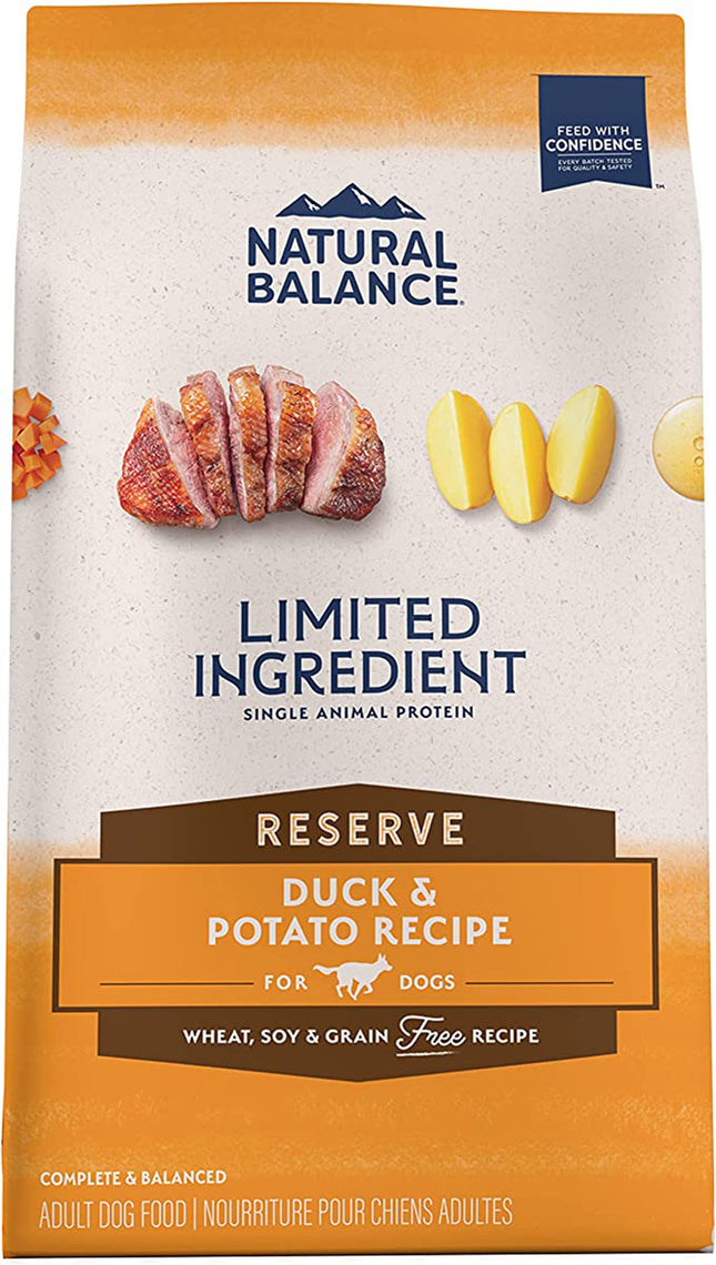 Natural Balance Pet Foods L.I.D Reserve GrainFree Dry Puppy Food Duck Potato; 1ea-22 lb